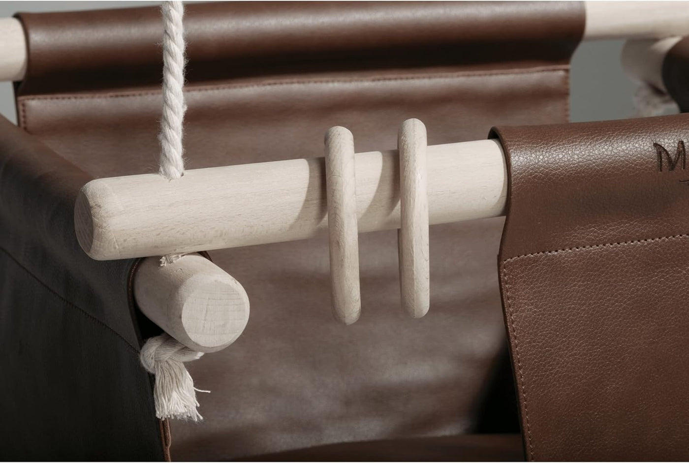 Makramee Babyschaukel / Braun — 14