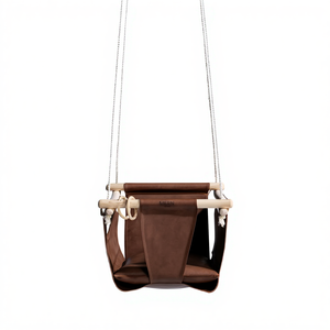 Makramee Babyschaukel / Braun – 1