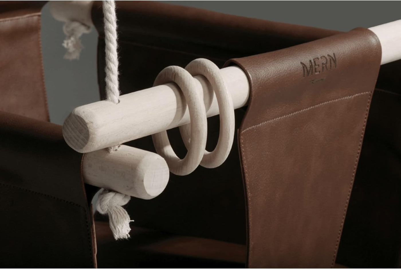 Makramee Babyschaukel / Braun — 17