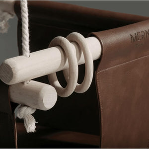 Makramee Babyschaukel / Braun – 17