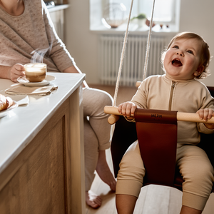 Makramee Babyschaukel / Braun – 20