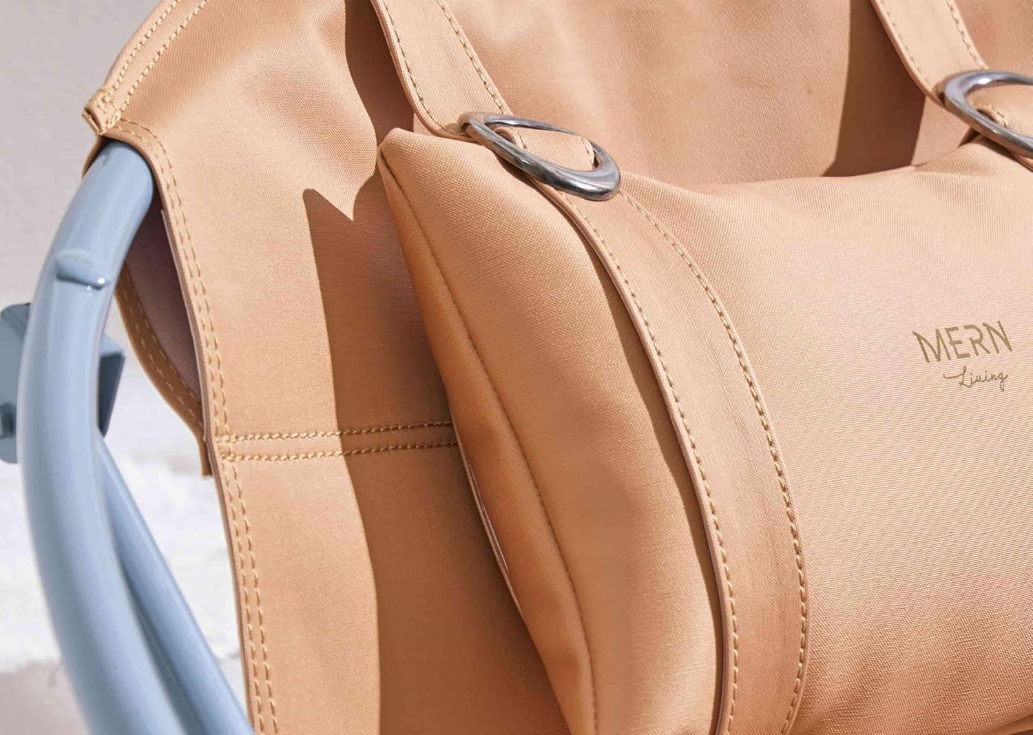 Klappbarer Ledersessel – Orange