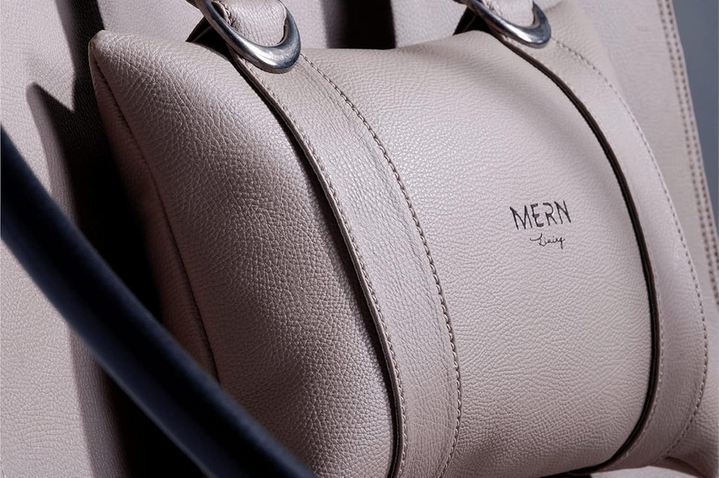 Runder Hängesessel aus Kunstleder (Ø 86 cm) – Indoor & überdachte Außenbereiche - Mink